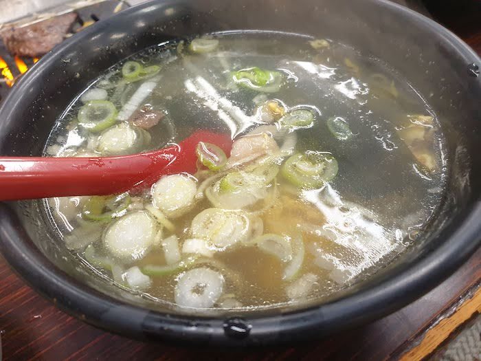 焼肉 味楽 わかめスープ